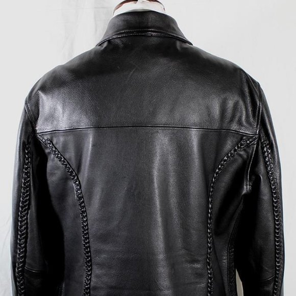 NEW First Classic Leather Gear Black Motorcycle Jacket Women's XL Zip -In Liner - Picture 6 of 7